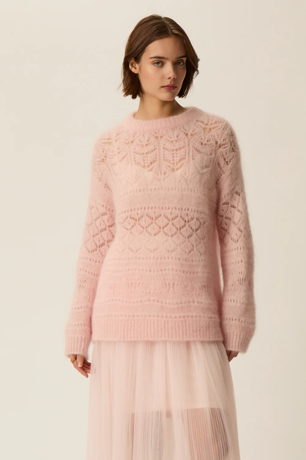 Jersey ALIETTE rosa Des Petits Hauts.