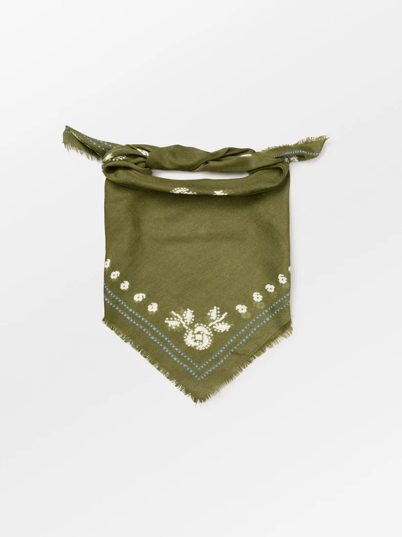 Pañuelo BLOOM SIW oliva Beck Söndergaard.