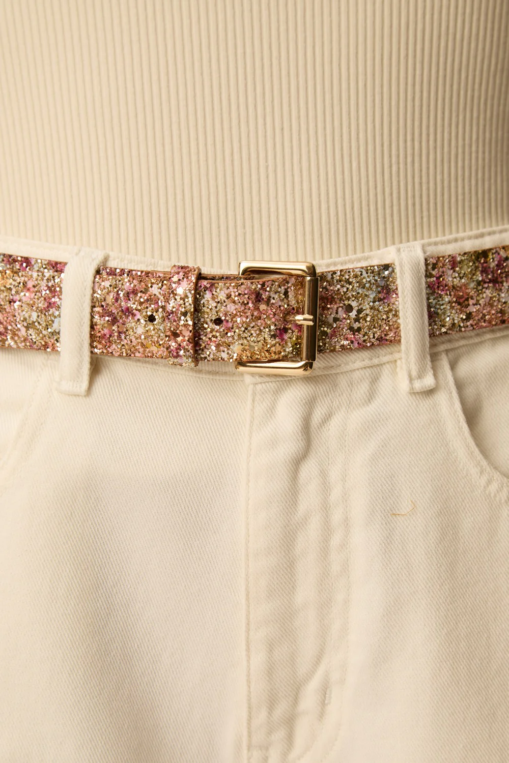 Cinturón OMALICE rosa Des Petits Hauts.