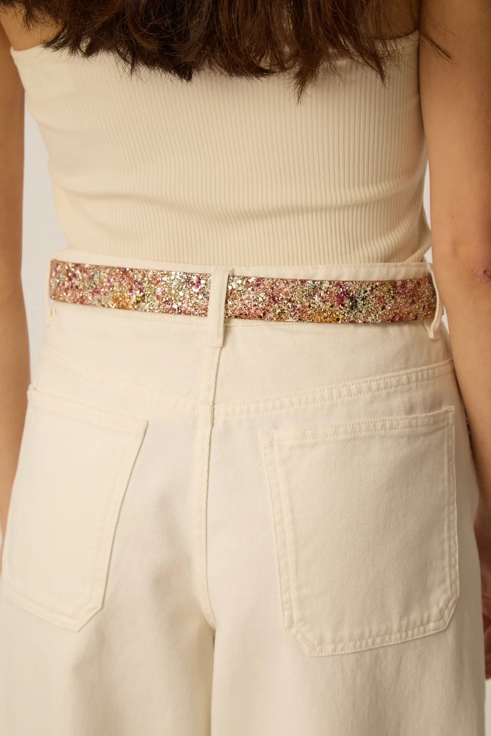 Cinturón OMALICE rosa Des Petits Hauts.