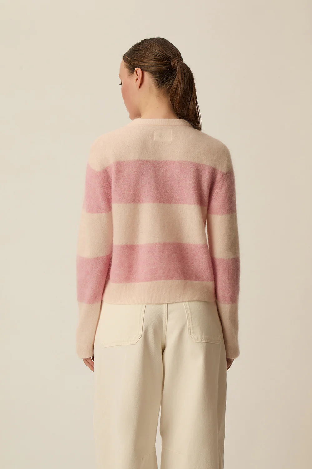Cardigan DOMETTE rosa Des Petits Hauts.
