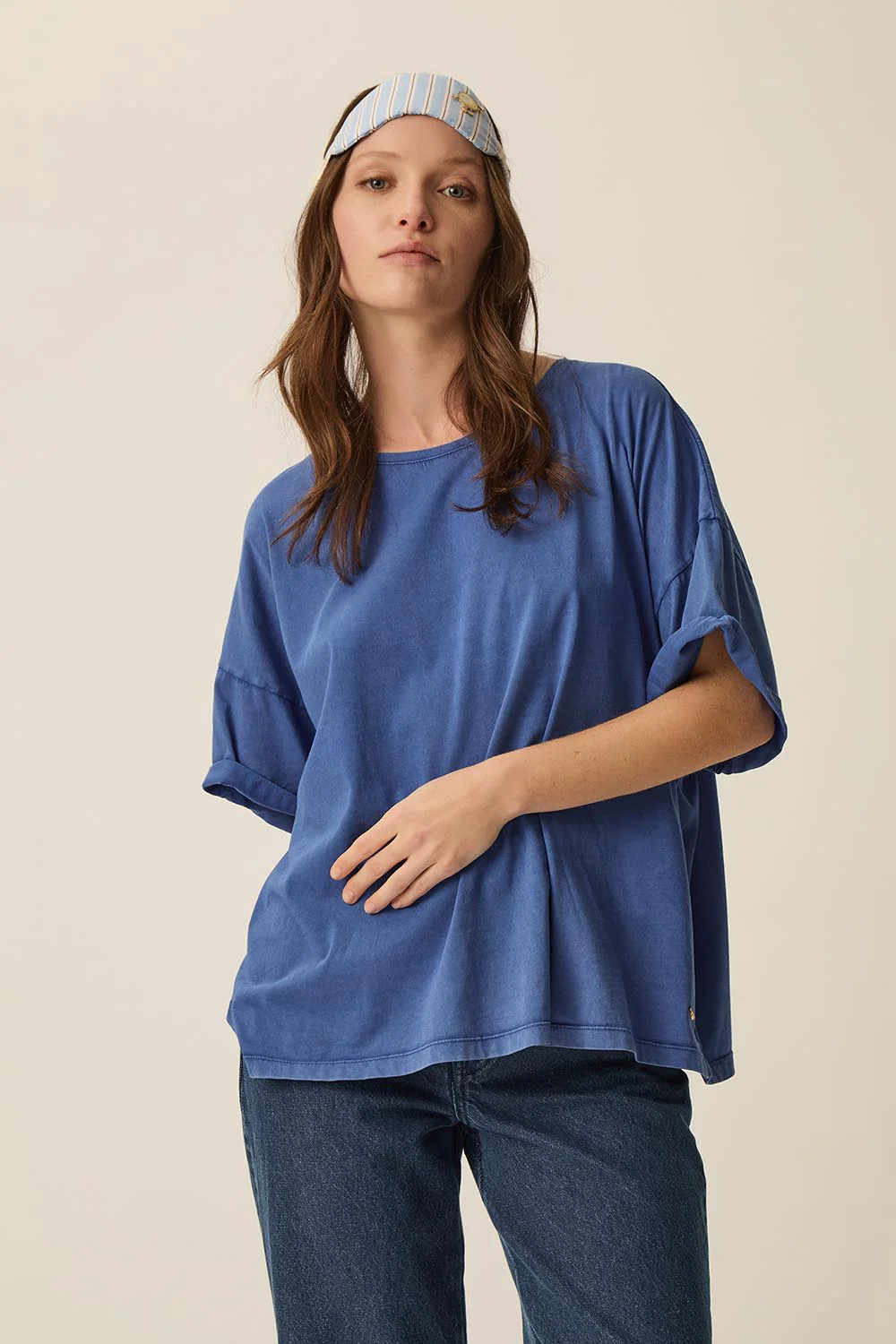Camiseta HARICIA indigo Des Petits Hauts.