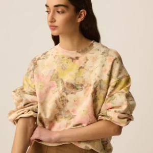 Sudadera JOEME floral Des Petits Hauts.