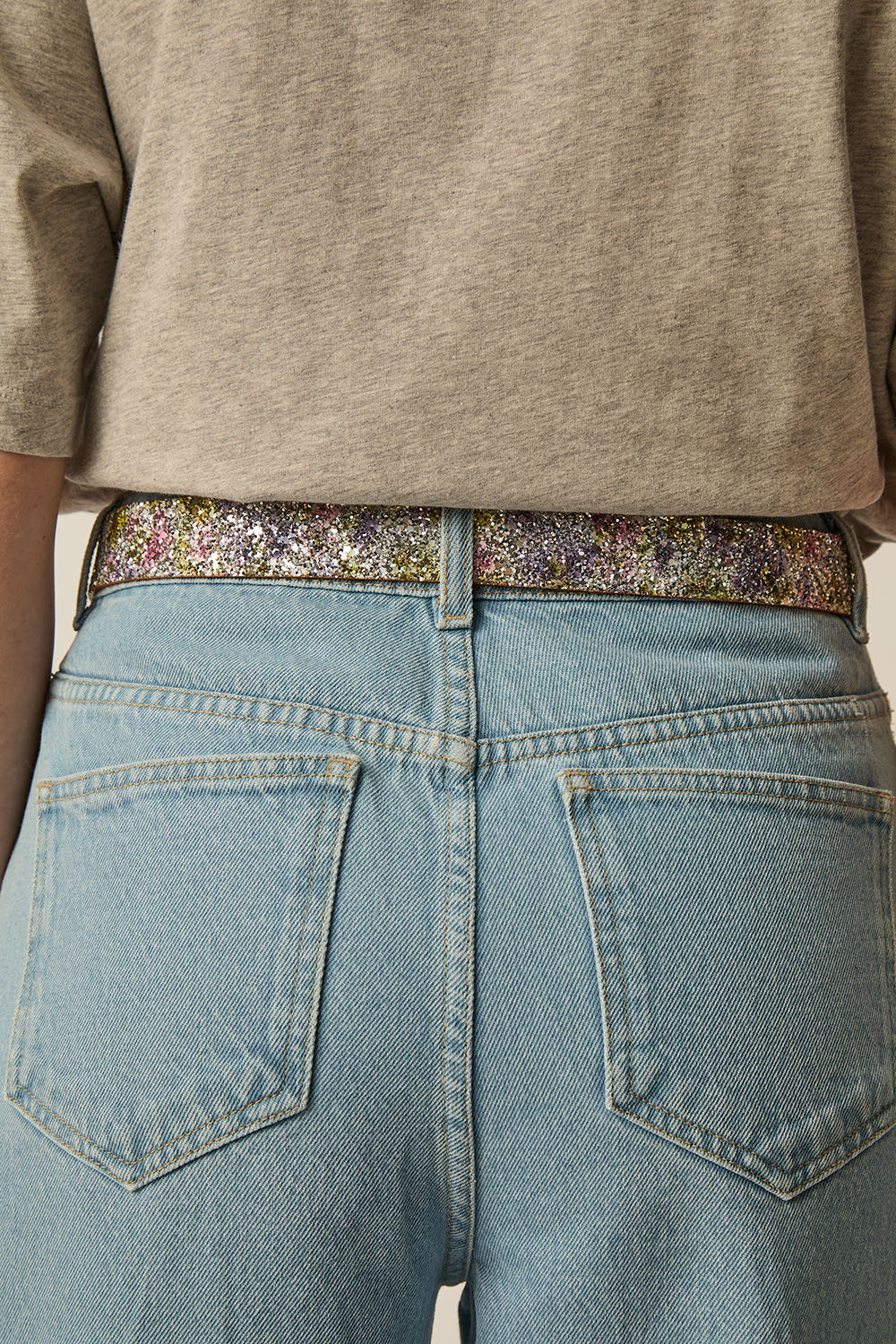 Cinturón OMALICE verde Des Petits Hauts.