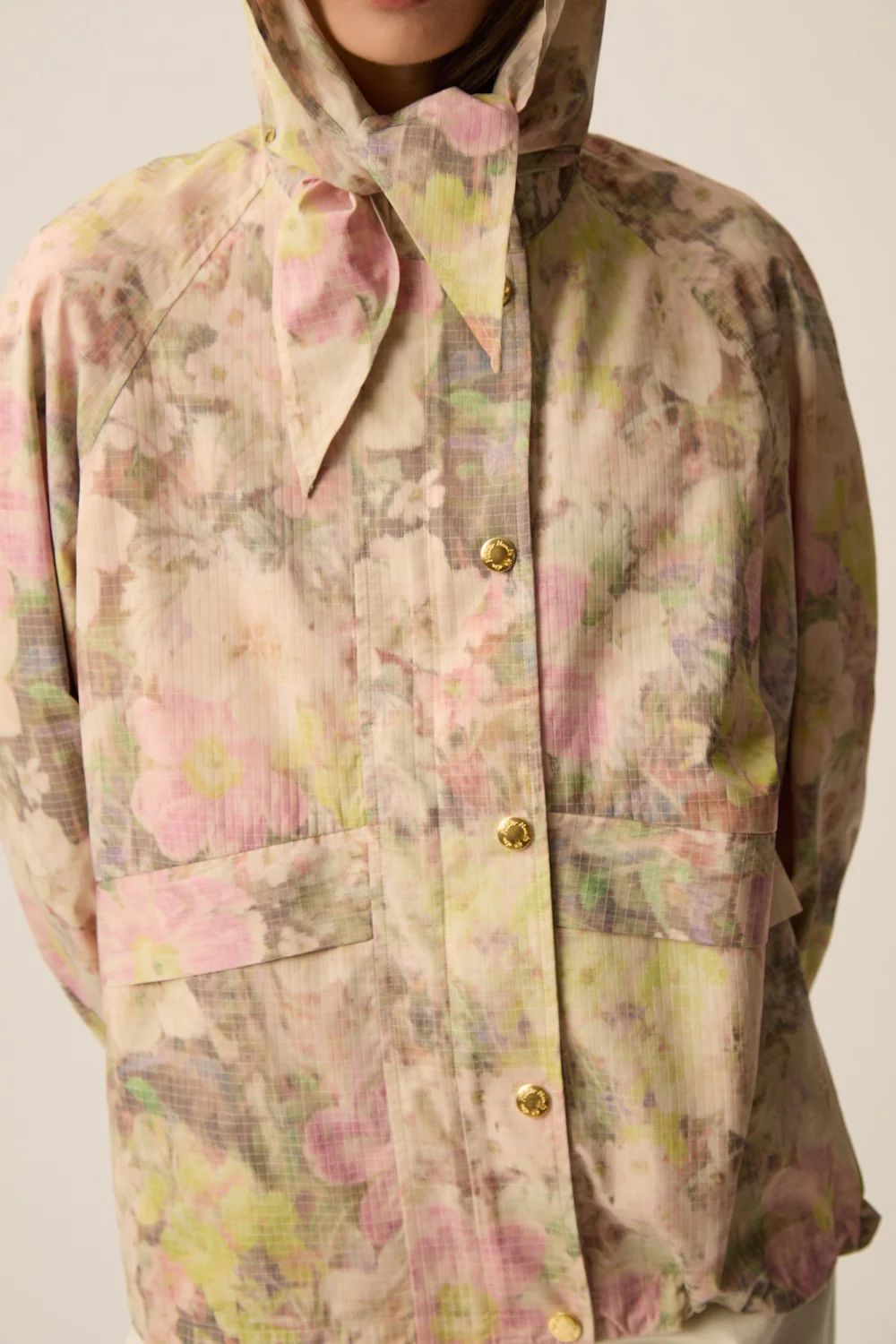 Parka YLANG flores Des Petits Hauts.