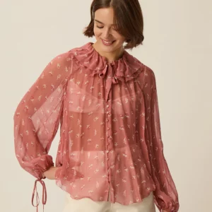 Blusa VELINDA flores Des Petits Hauts.