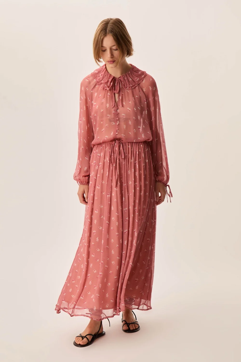 Blusa VELINDA flores Des Petits Hauts.