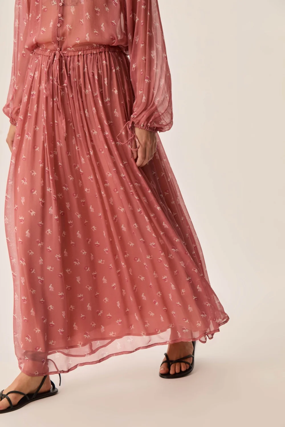 Falda VELUSINE flores Des Petits Hauts.