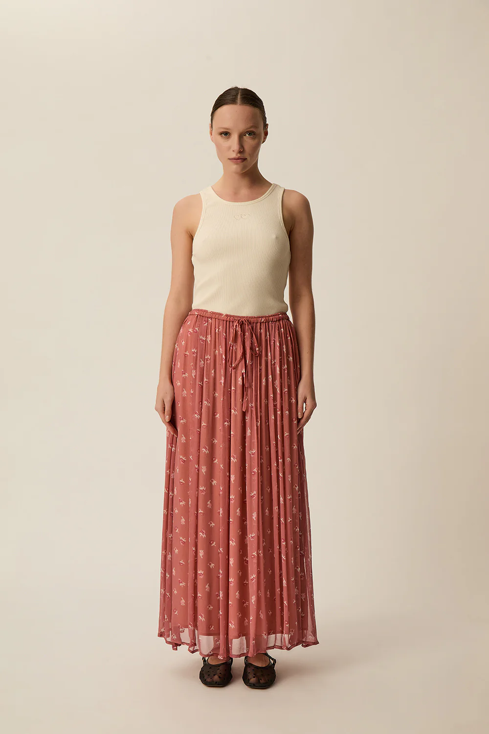 Falda VELUSINE flores Des Petits Hauts.