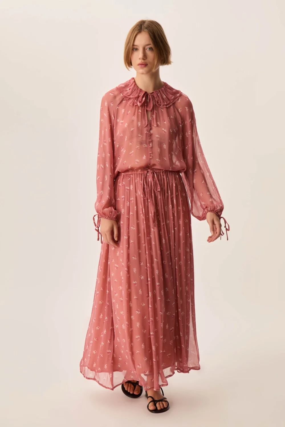 Falda VELUSINE flores Des Petits Hauts.