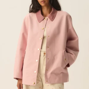 Chaqueta YPOLITE rosa Des Petits Hauts.