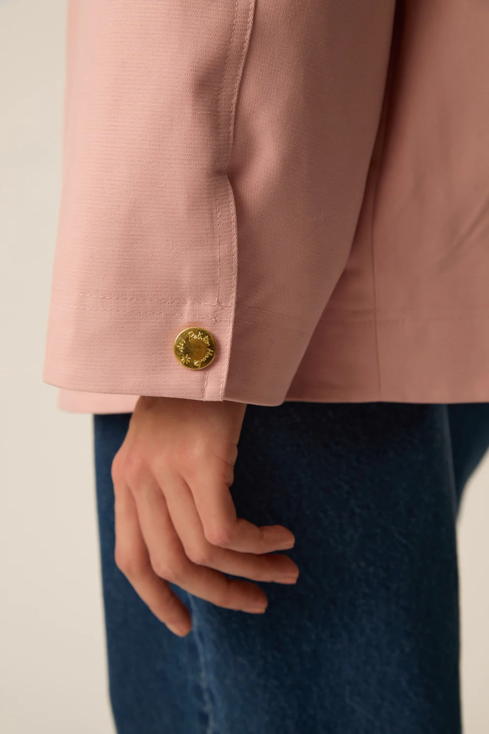 Chaqueta YPOLITE rosa Des Petits Hauts.