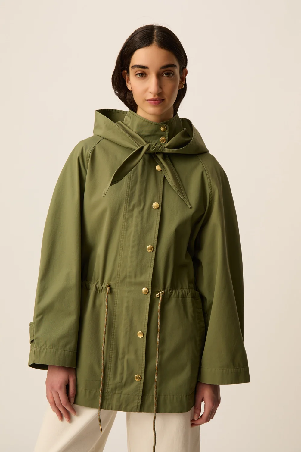 Parka YSARA caqui Des Petits Hauts.