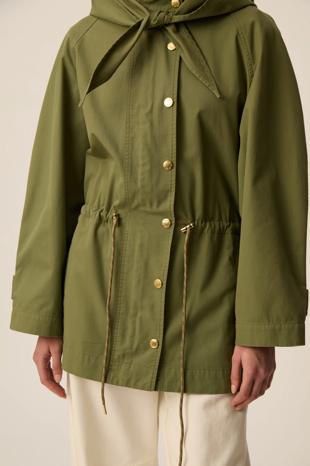 Parka YSARA caqui Des Petits Hauts.