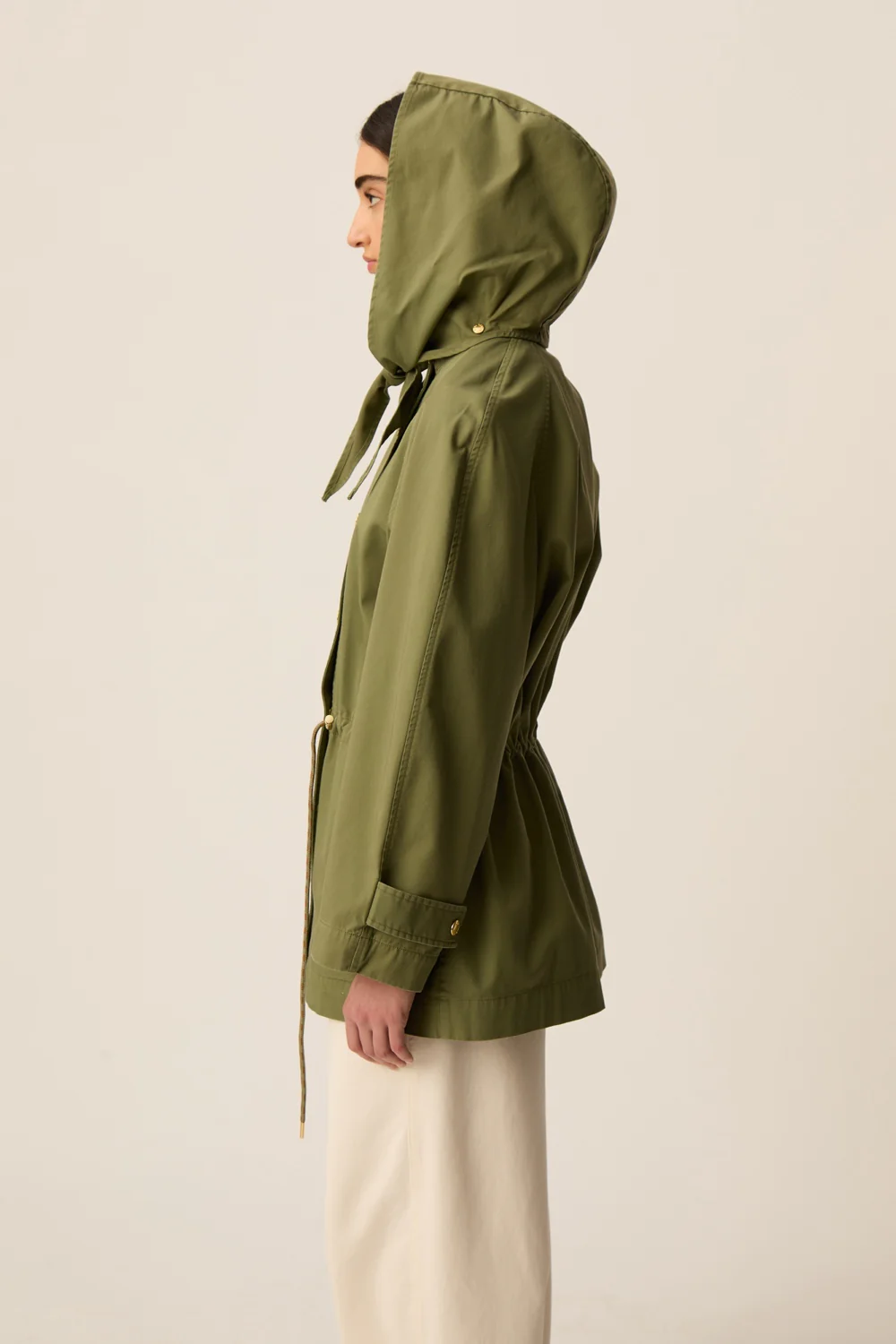 Parka YSARA caqui Des Petits Hauts.