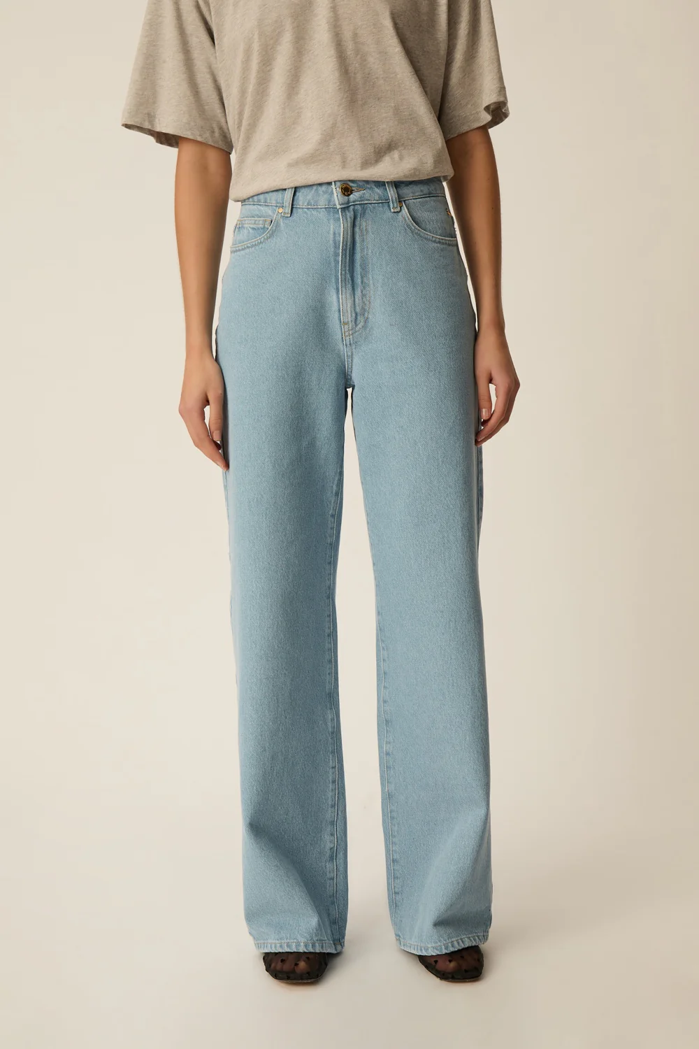 Jeans LOUELA azul Des Petits Haut.