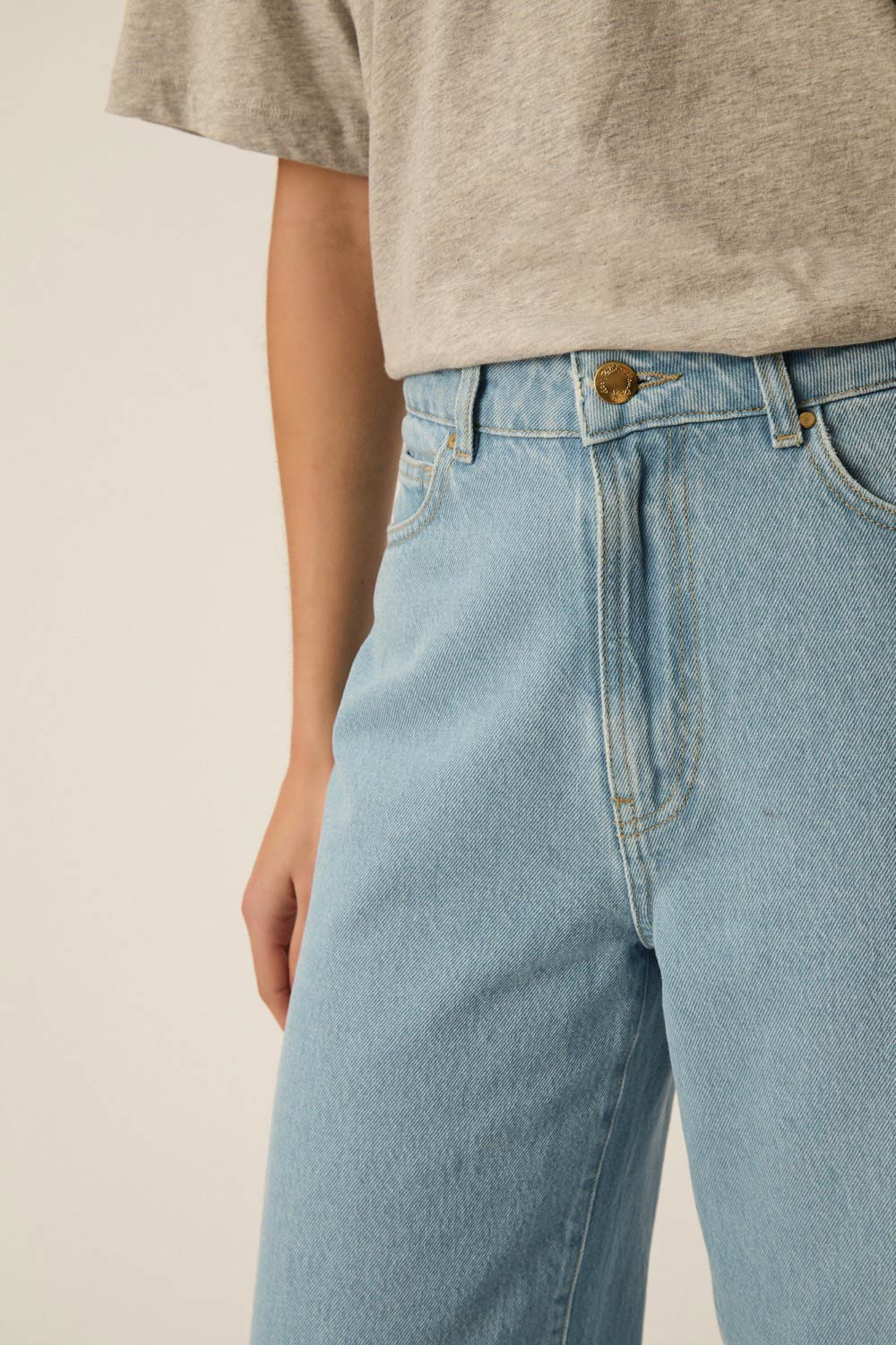 Jeans LOUELA azul Des Petits Haut.