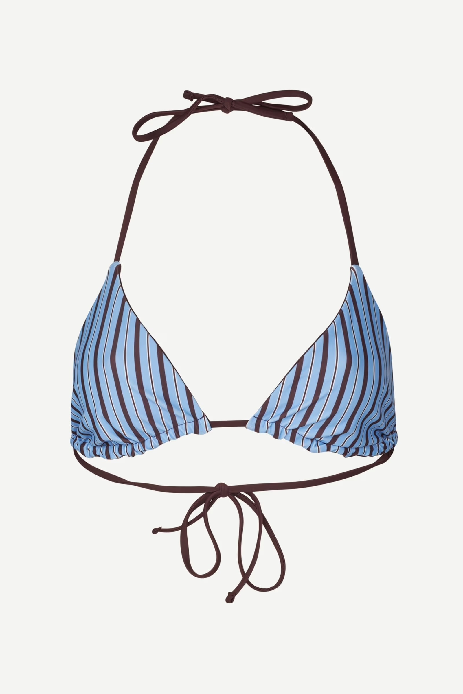 Top bikini SACHIC azul rayas Samsoe.