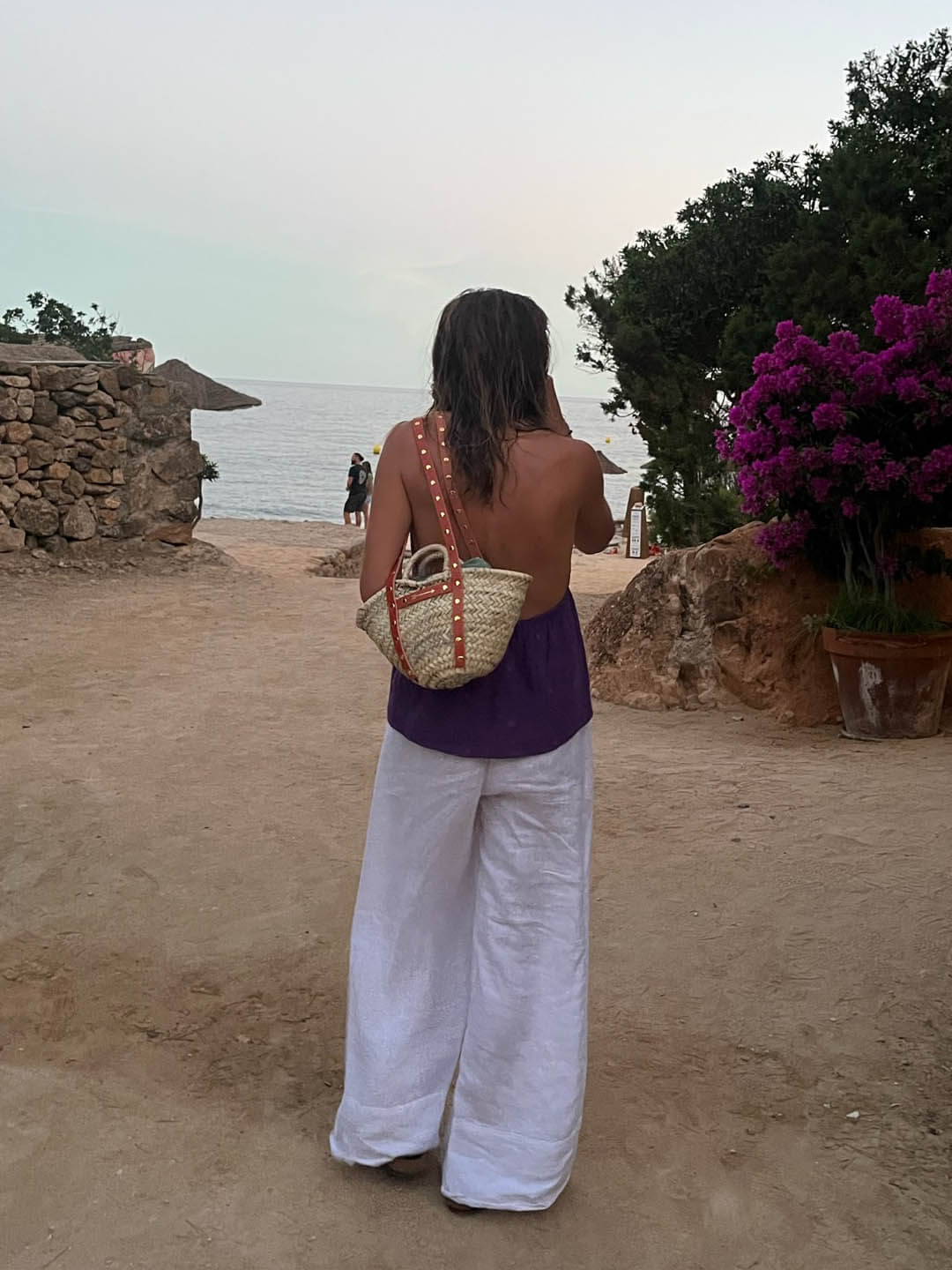 Basket pequeño rosa Mercules.