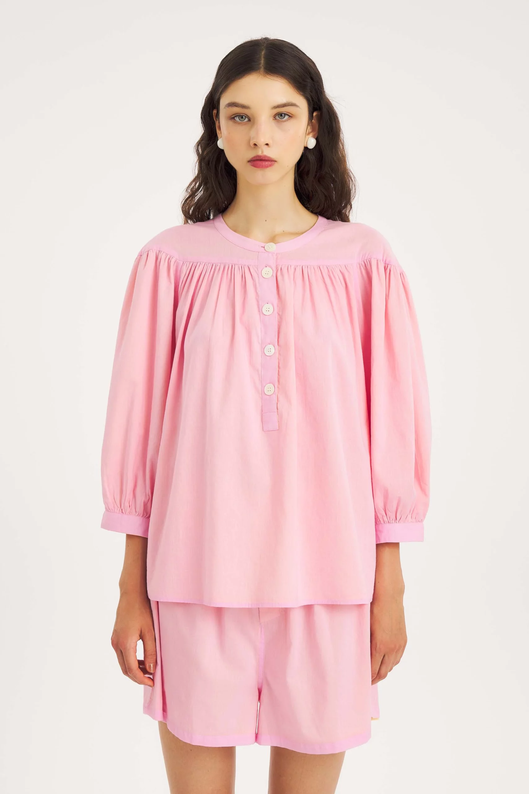 Blusa CARLOTA rosa Antik Batik.