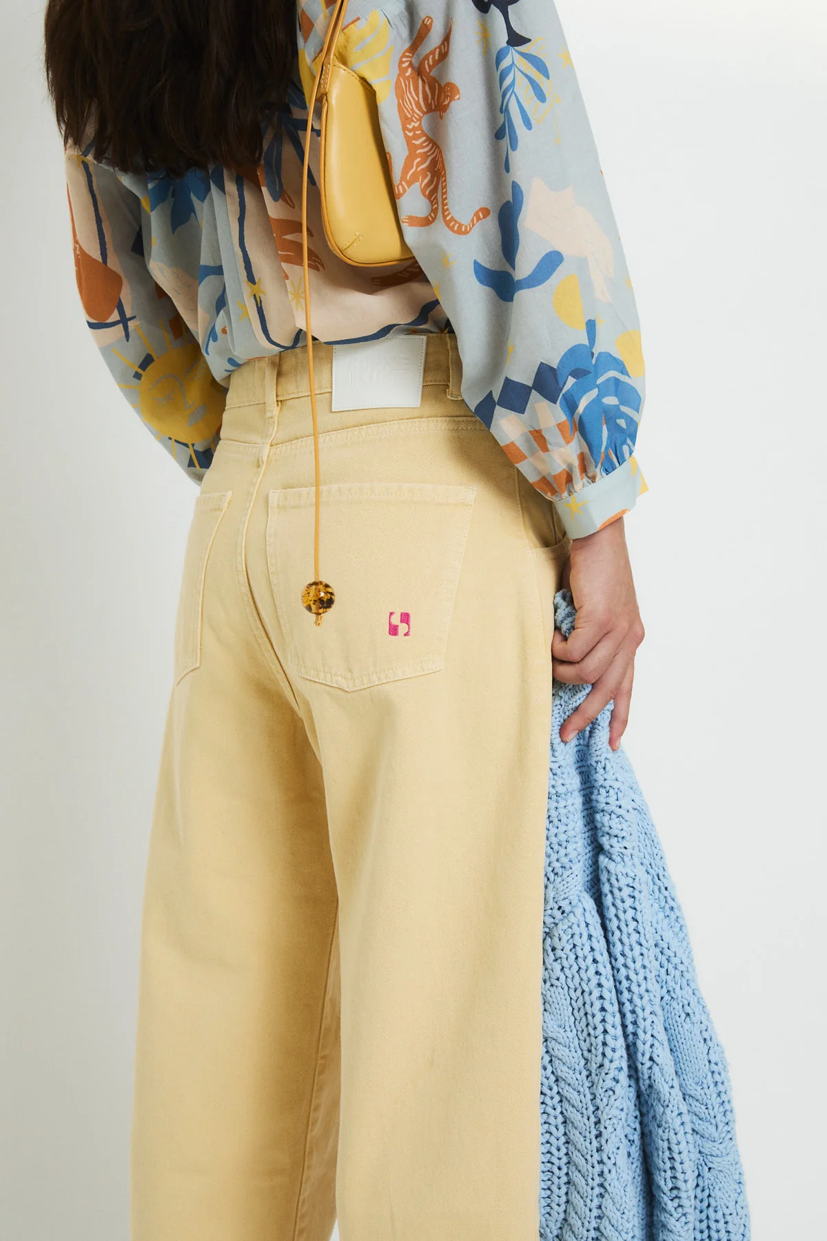 Jeans boyfriend amarillo Sophie and Luccie.