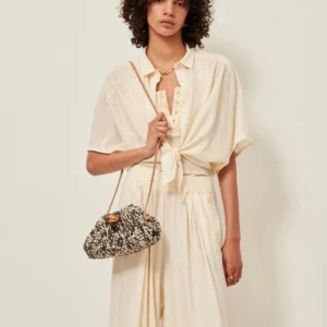 Camisa ALFASSA marfil Sessùn.