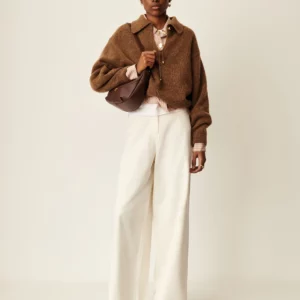 Pantalón vaquero DALT blanco Sessùn.