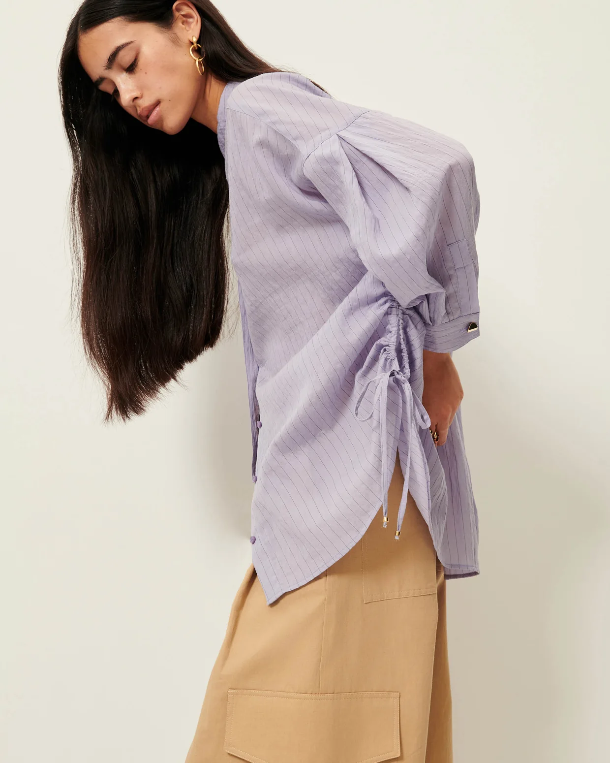 Camisa DANIE malva Sessún.