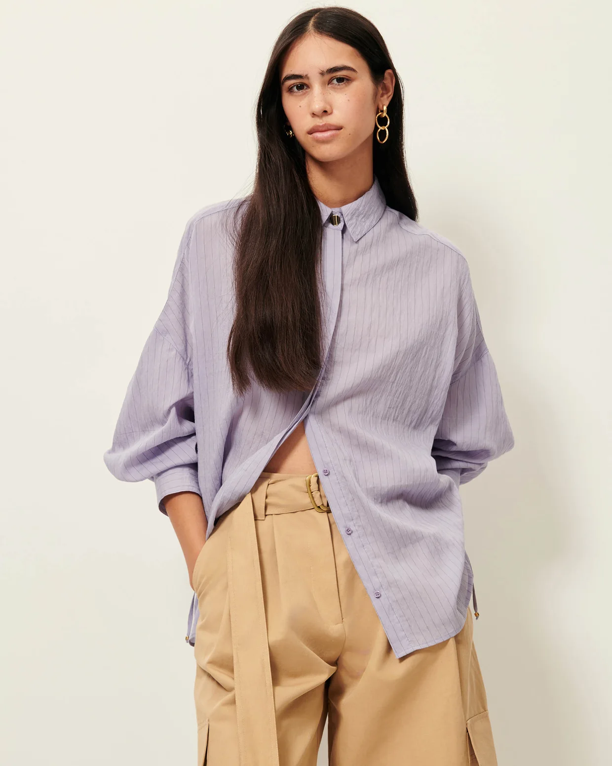 Camisa DANIE malva Sessún.