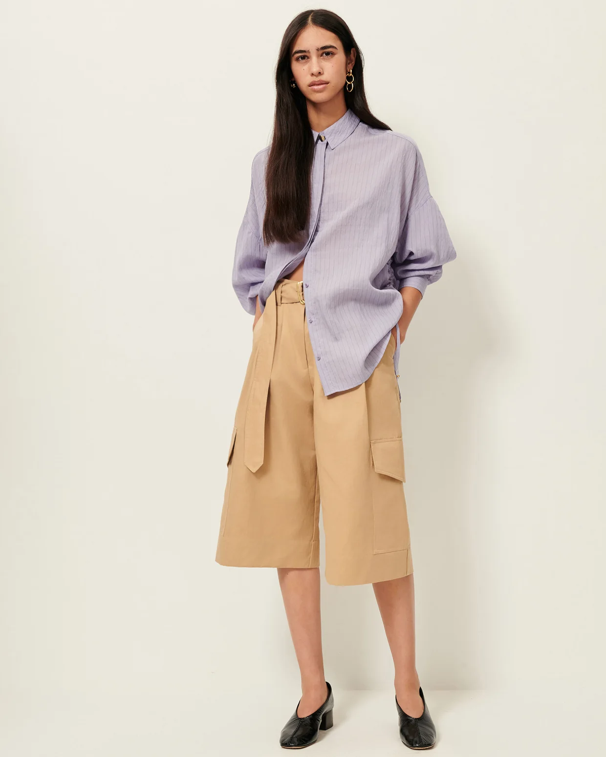 Camisa DANIE malva Sessún.