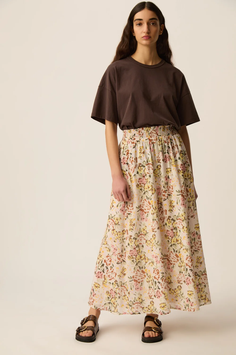 Falda ROXIE floral Des Petits Hauts.