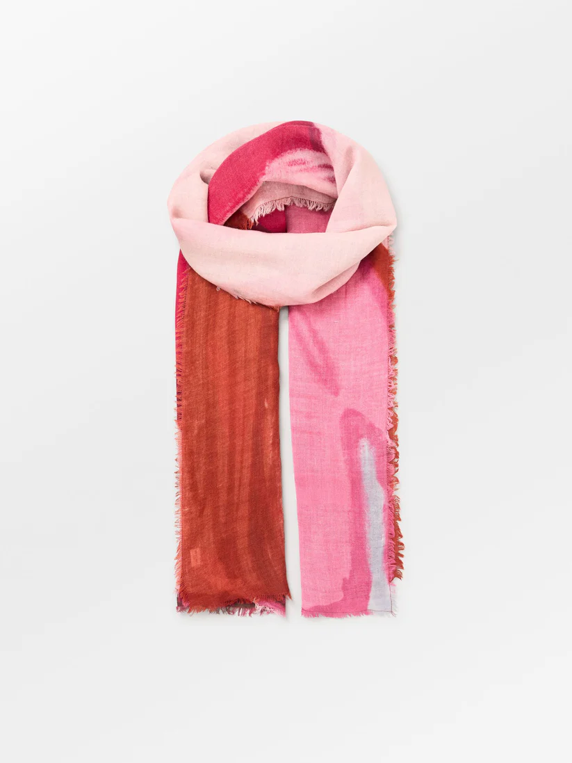 Pañuelo SCALIA estampado rosa Beck Sönder Gaard.