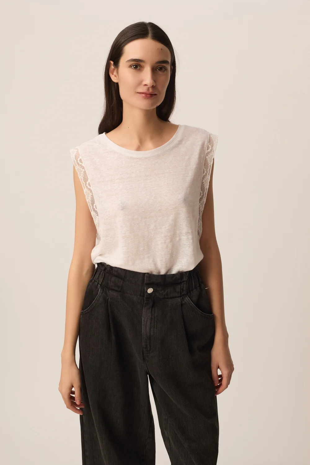 Camiseta HELENA crudo Des Petits Hauts.