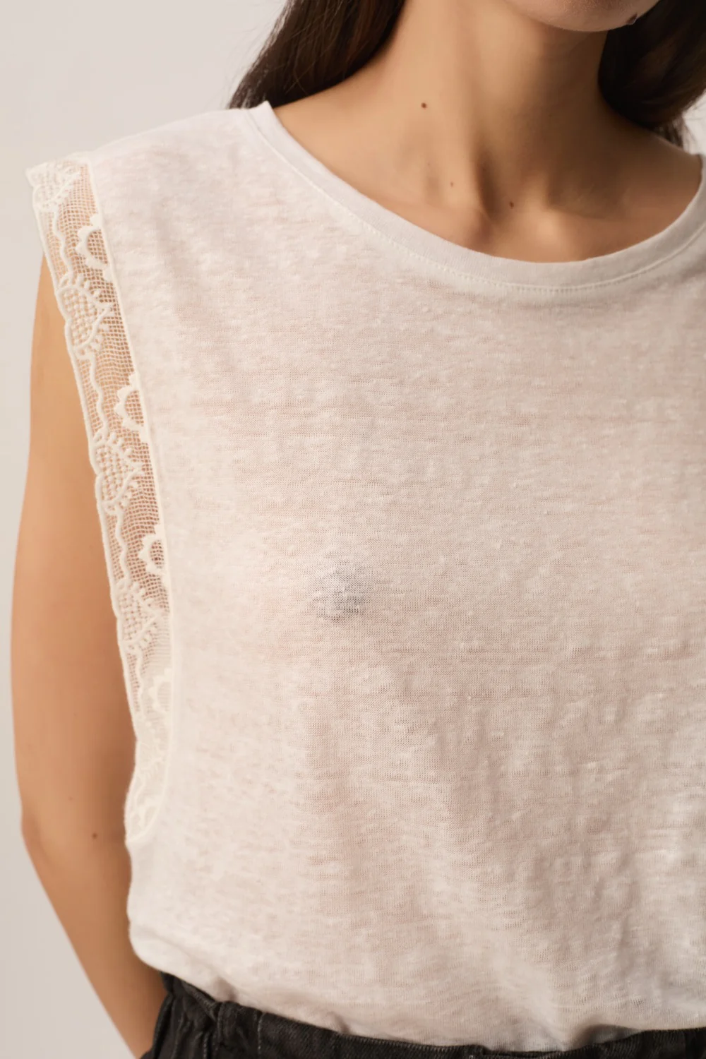 Camiseta HELENA crudo Des Petits Hauts.