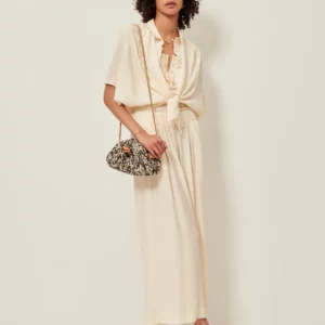 Pantalón ISLA MINIMA marfil  Sessùn.