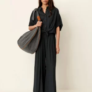 Pantalón ISLA MINIMA verde ahumado Sessùn.