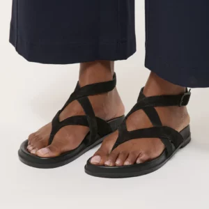 Sandalias LILITH negras Humility.