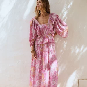 Vestido LIS rosa Magnolya.