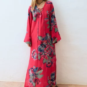 Vestido MEGAN rojo rubí Magnolya.