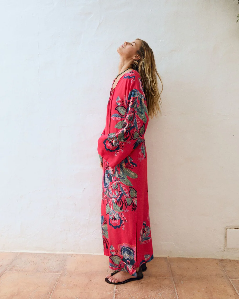 Vestido MEGAN rojo rubí Magnolya.