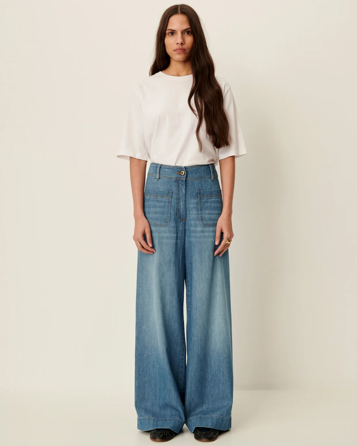 Pantalón denim MANHABLUE azul Sessùn.