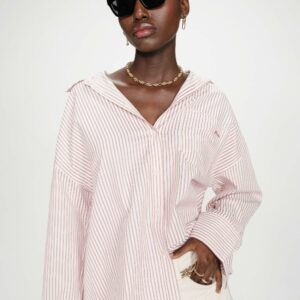 Camisa VIPERA rayas rosas Grace & Mila.