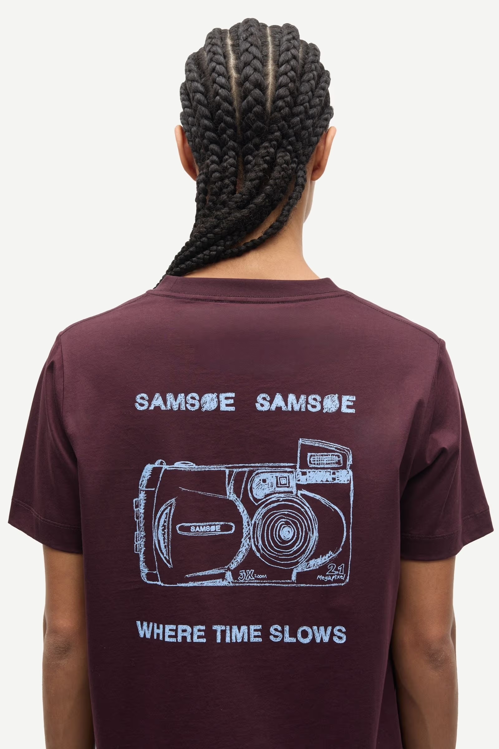Camiseta SACAMINO berenjena Samsoe.