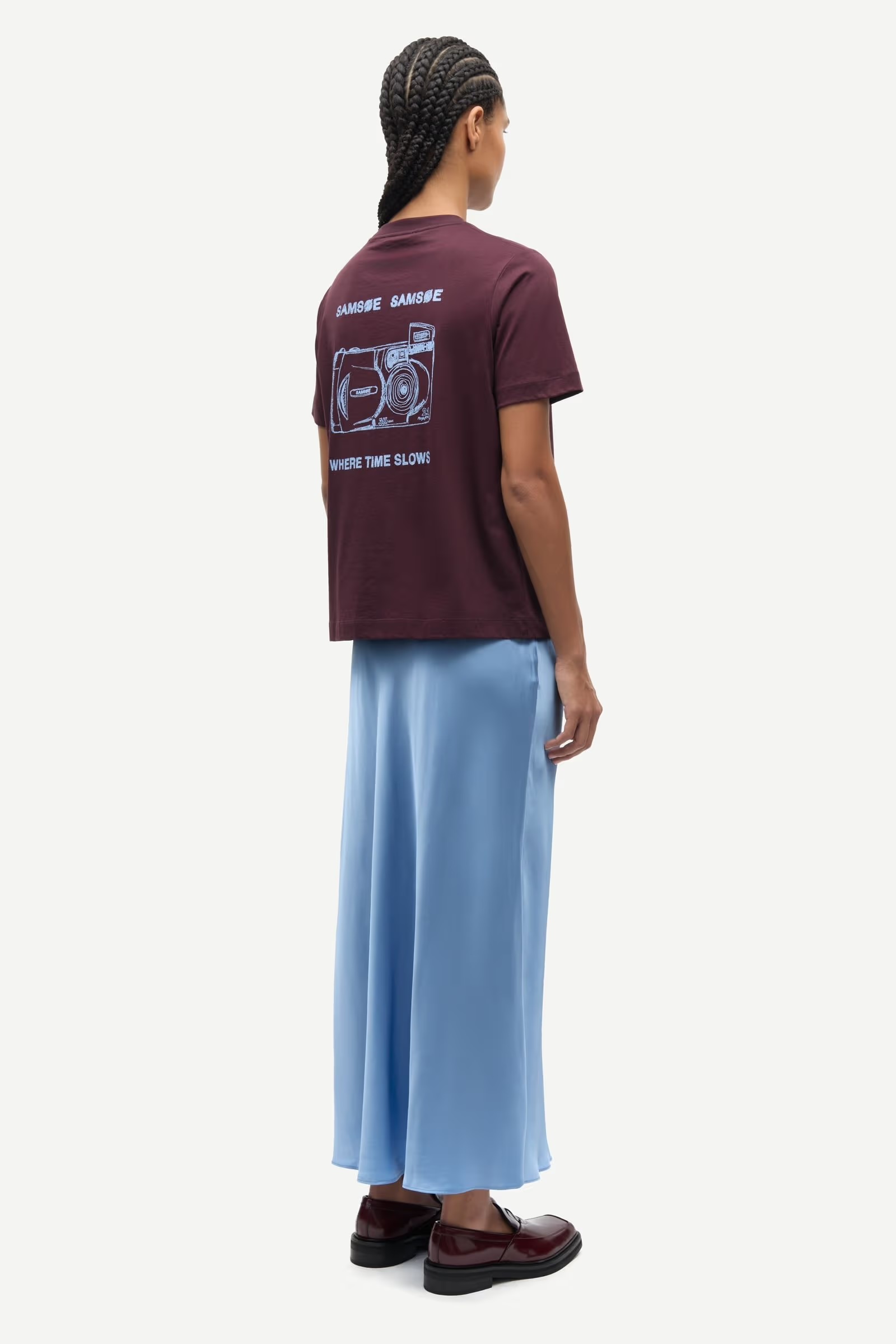 Camiseta SACAMINO berenjena Samsoe.