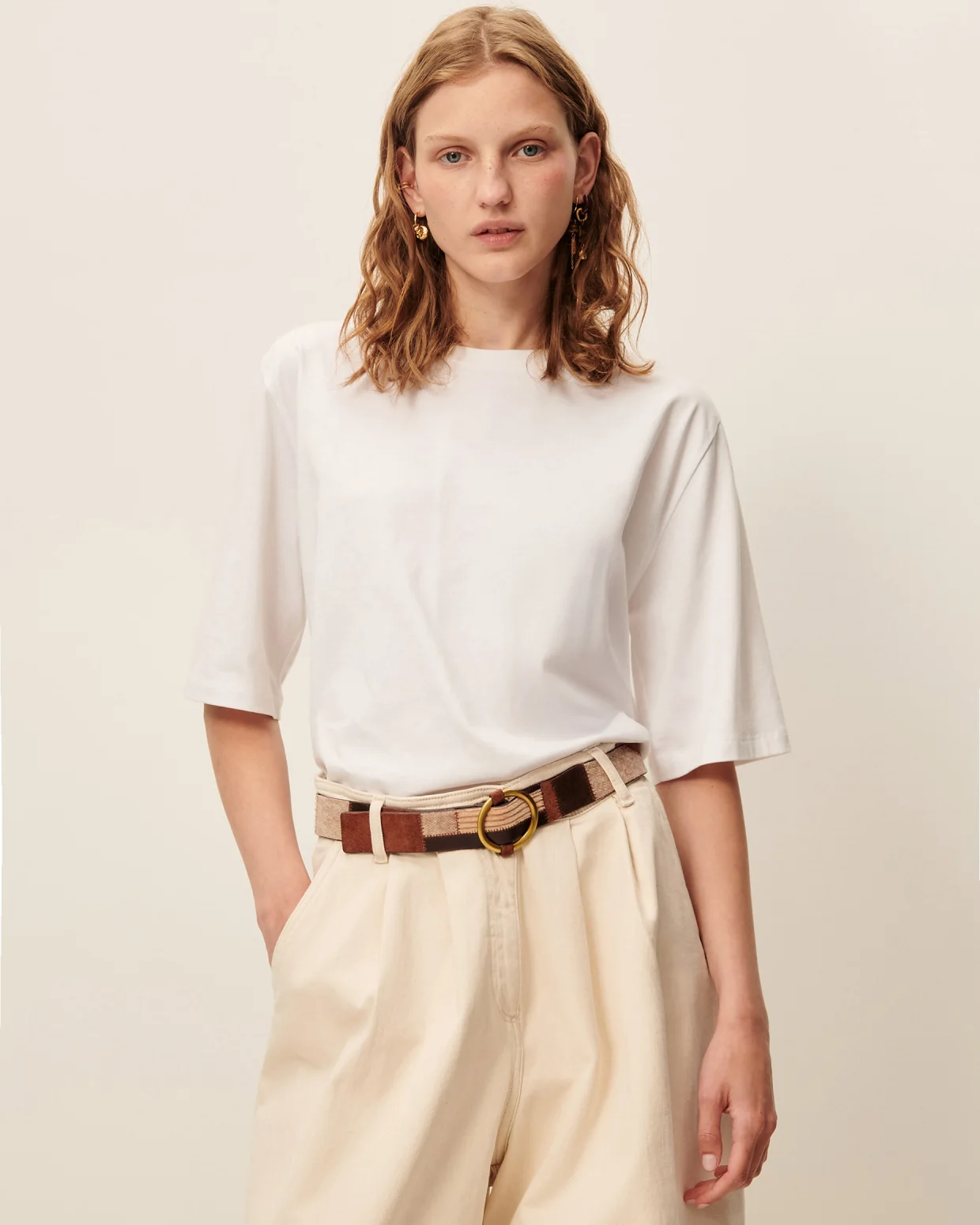 Camiseta SERGE blanca Sessùn.