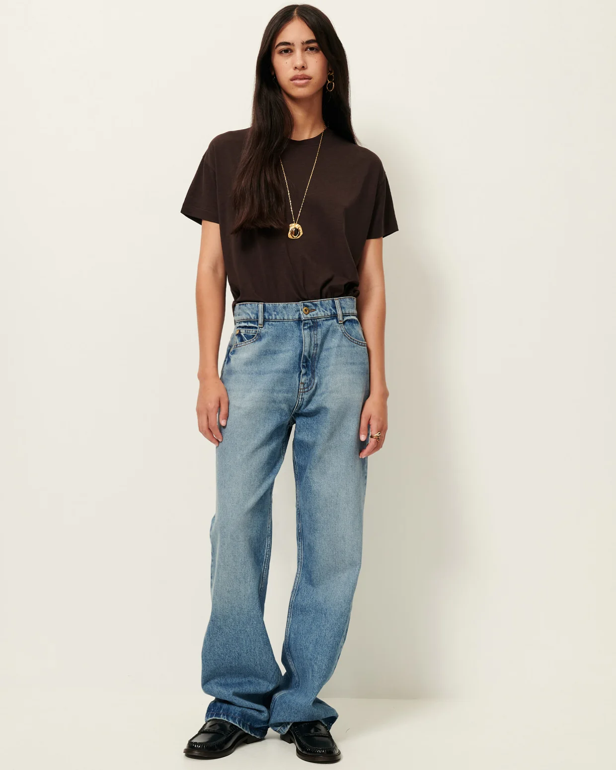 Camiseta TOO marrón Sessùn.