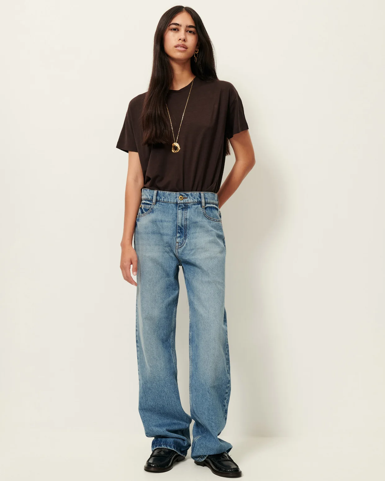 Camiseta TOO marrón Sessùn.