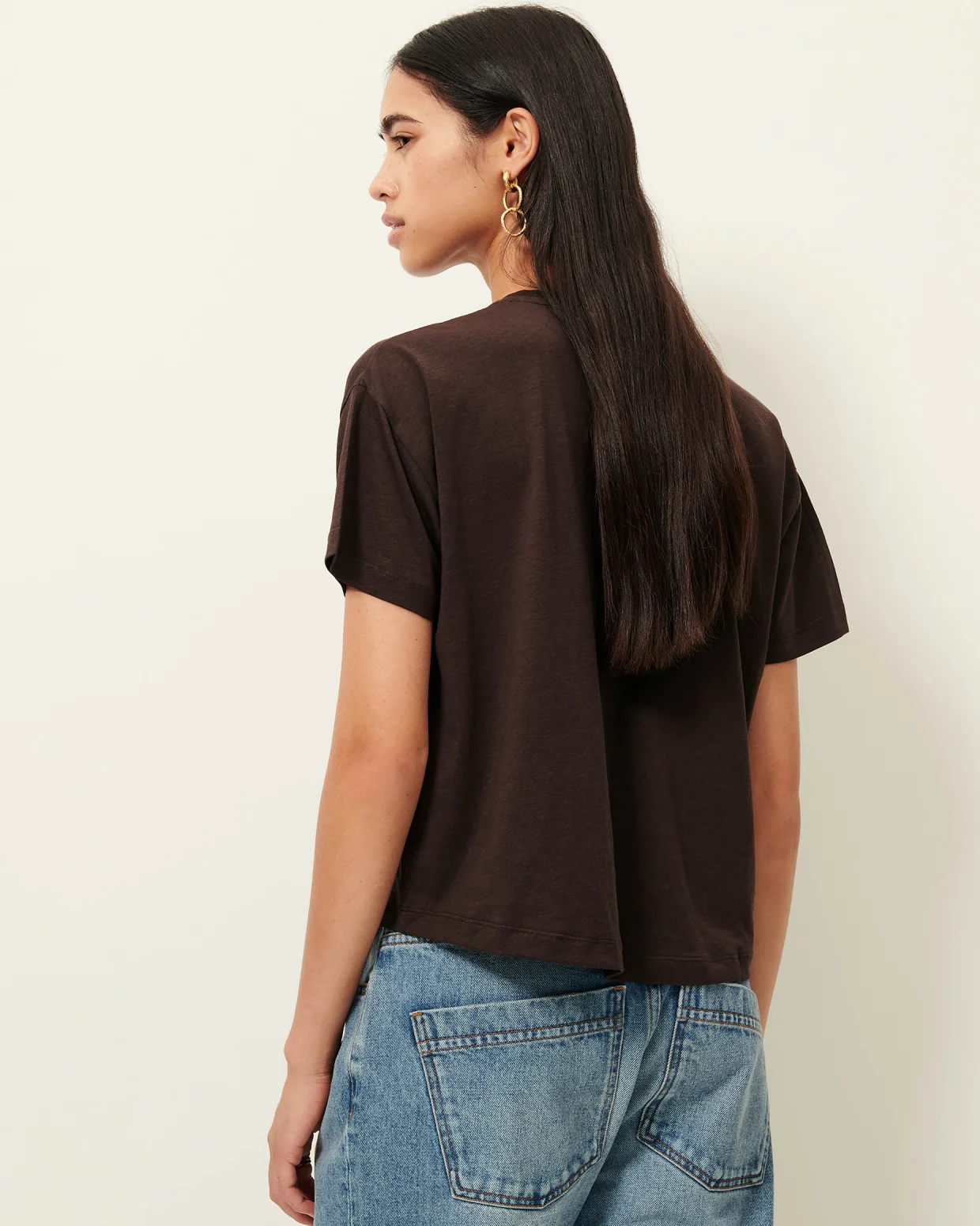 Camiseta TOO marrón Sessùn.