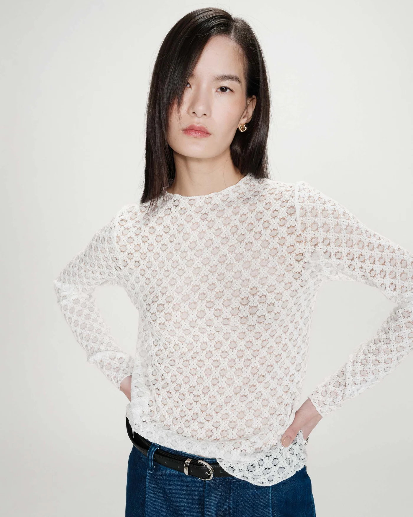 Top VALMY marfil Grace & Mila.