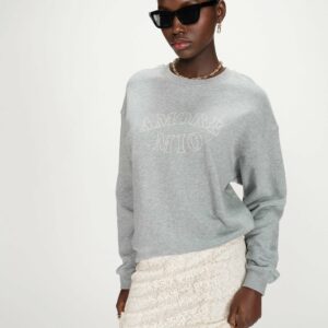 Sudadera oversize VALINO gris Grace & Mila .